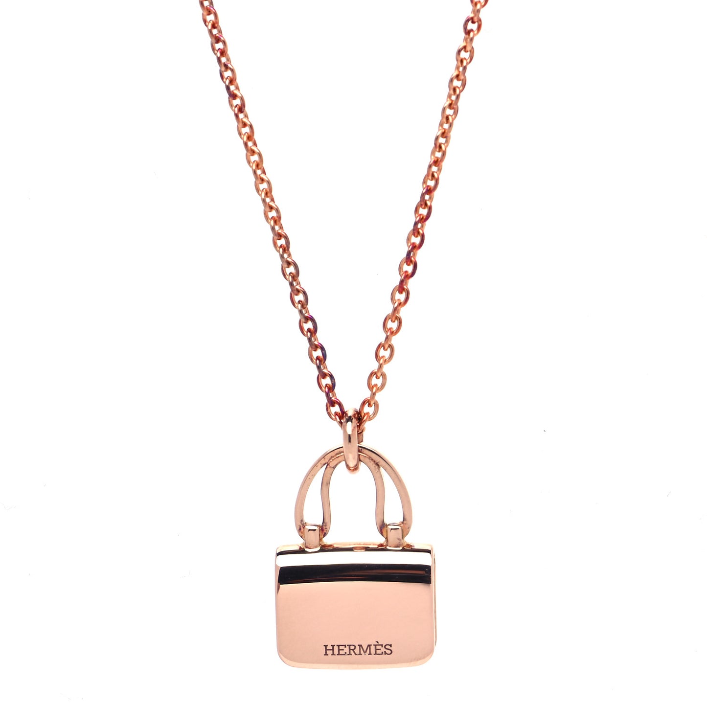 18K Rose Gold Diamond Constance Amulettes Pendant Necklace