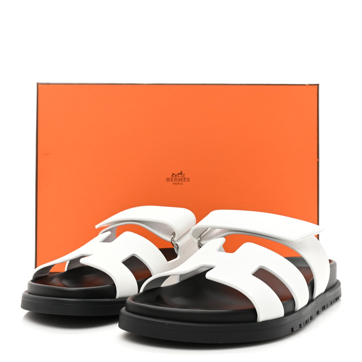 Calfskin Womens Chypre Sandals 36.5 White