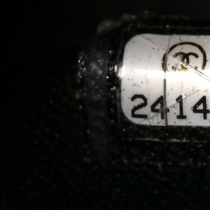 Chanel Caviar Lizard Quilted Medium Coco Handle Flap Black 8 of 12