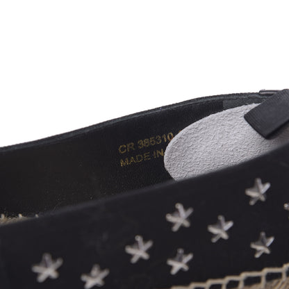 Saint Laurent Canvas Star Studded Espadrilles 36 Black 7 of 11