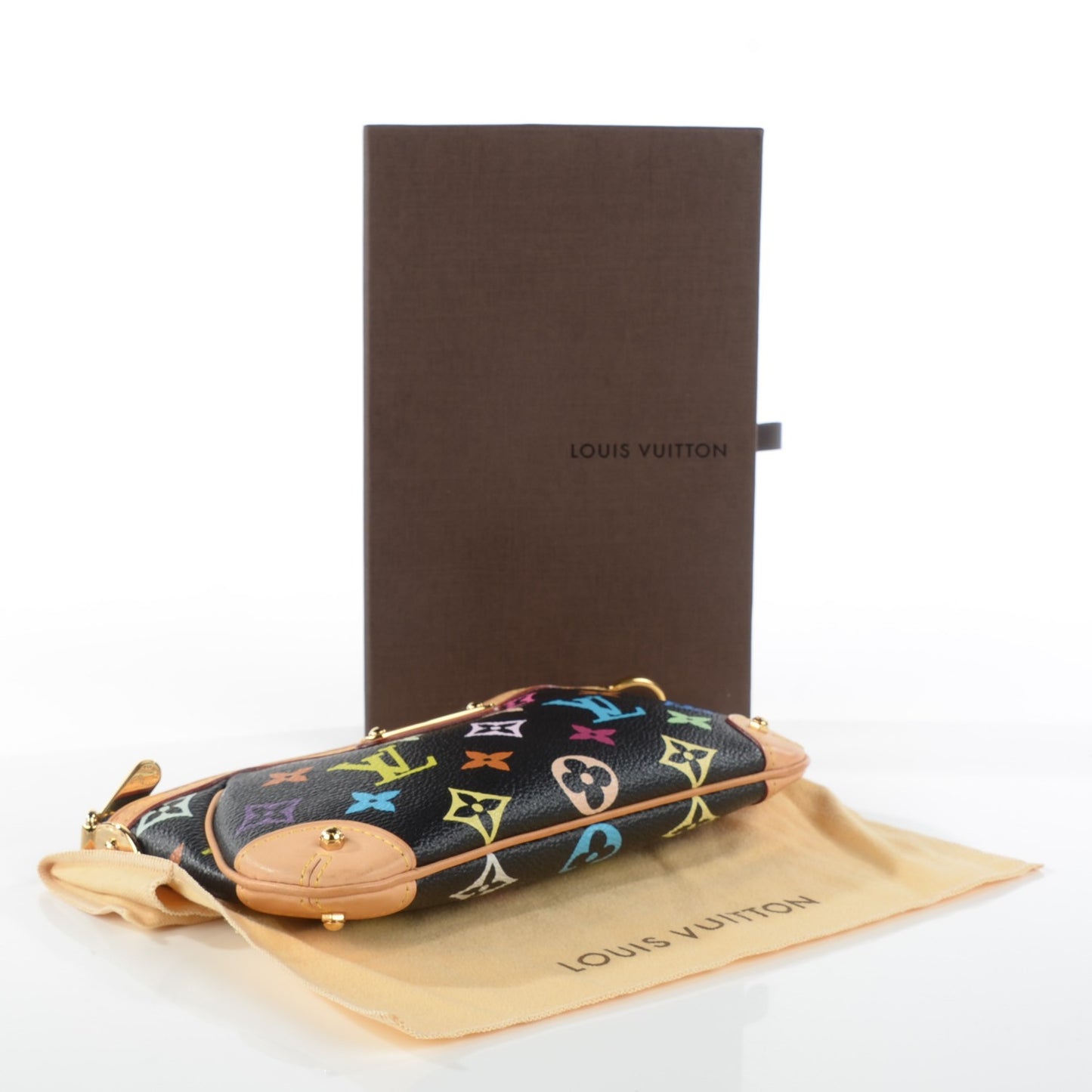 Monogram Multicolor Pochette Milla MM Black