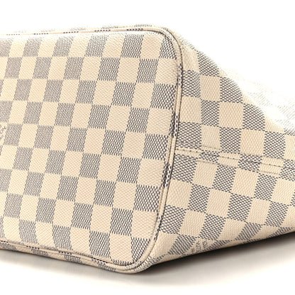 Louis Vuitton Damier Azur Neo Neverfull MM Rose Ballerine 10 of 10