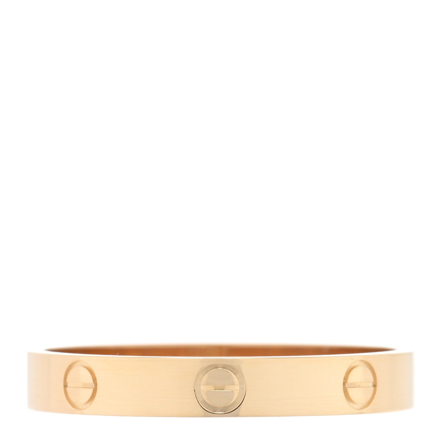 Cartier 18K Yellow Gold 3.5mm LOVE Wedding Band Ring 67/11.75 3 of 5