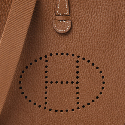Hermes Taurillon Clemence Evelyne TPM Gold 9 of 11