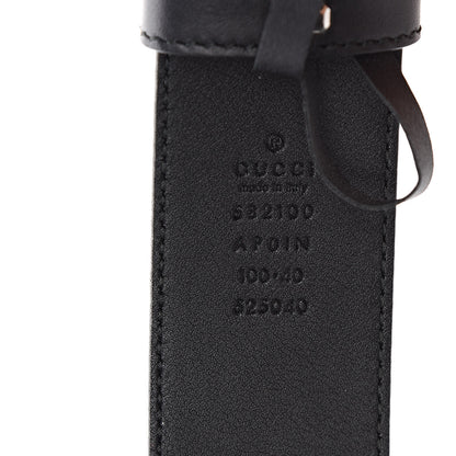 Gucci Calfskin Crystal Double G 40mm Belt 100 40 Black 6 of 7
