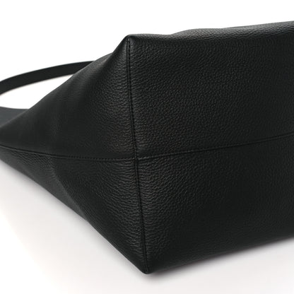 The Row Grained Calfskin Large N/S Park Tote Black 9 of 10