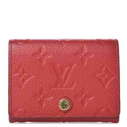 Louis Vuitton Empreinte Business Card Holder Cherry 1 of 12