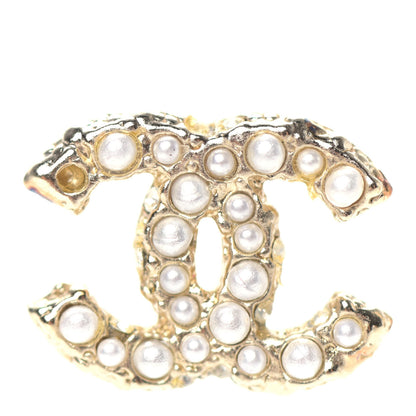 Chanel Pearl CC Earrings Gold 2 of 5