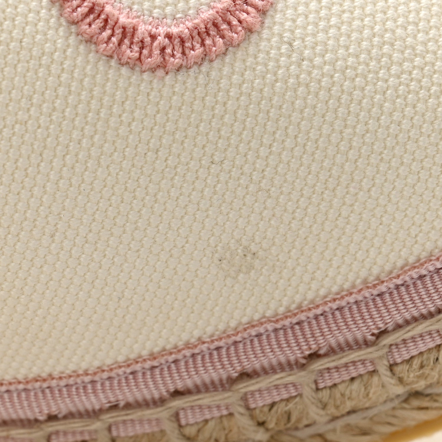 Gucci Canvas Grossgrain Embroidered Judit Ankle Wrap Platform 35/120mm Espadrille Wedges 39 White Shell 8 of 10