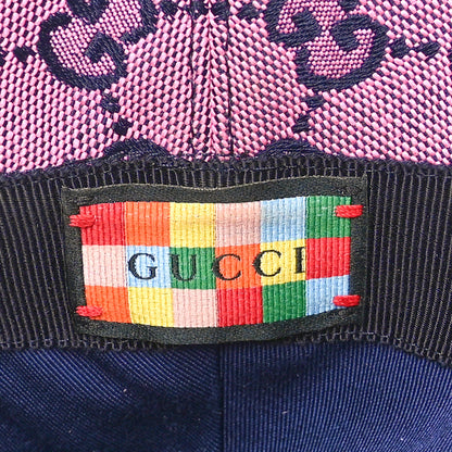 Gucci Monogram Multicolor New Sakai Calfskin Bob Malibu Bucket Hat L Parma Violet Blue 9 of 9