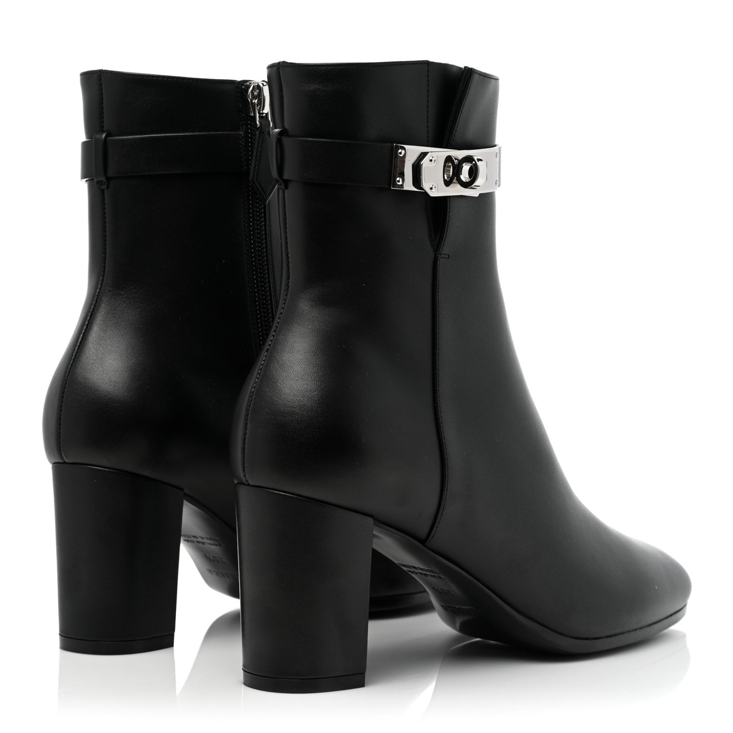 Calfskin Saint Germain Ankle Boots 38.5 Black