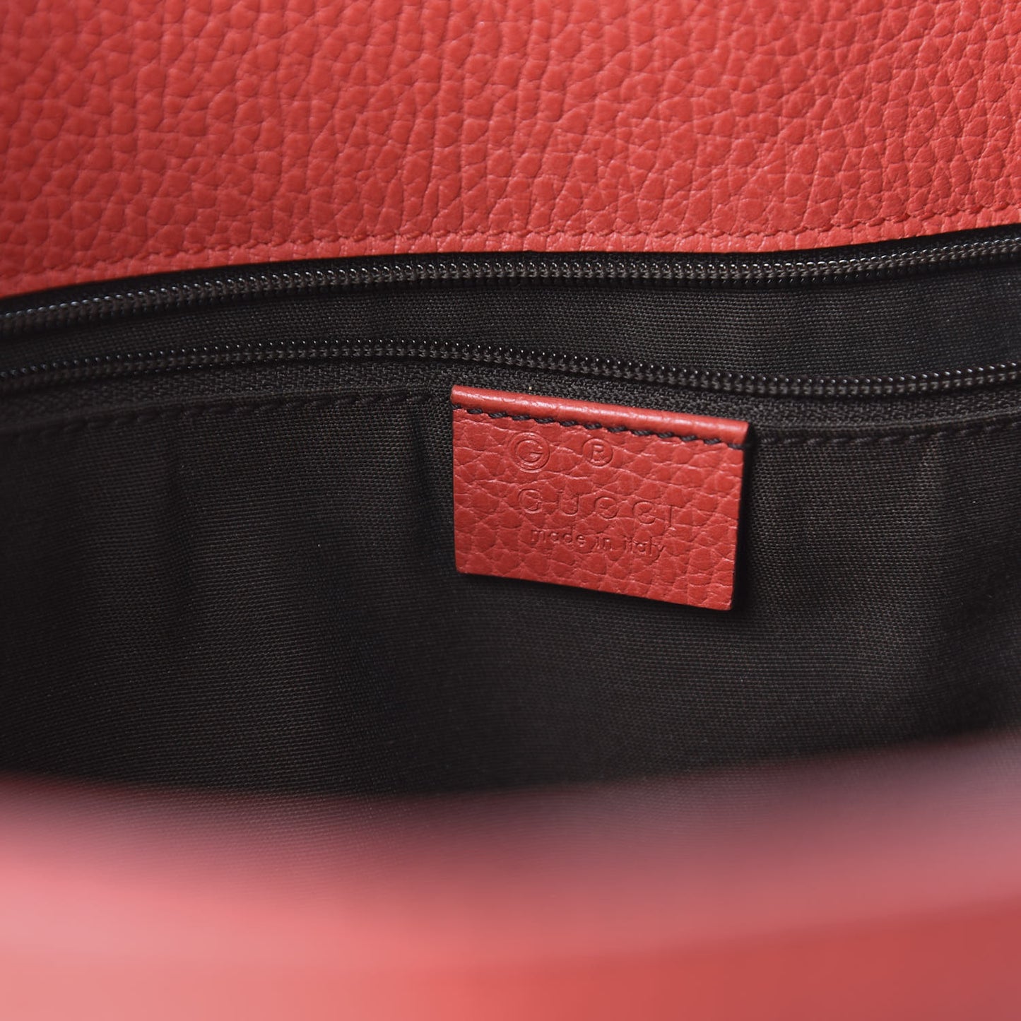 Calfskin Large Gifford Braided Handle Tote Sporting Red