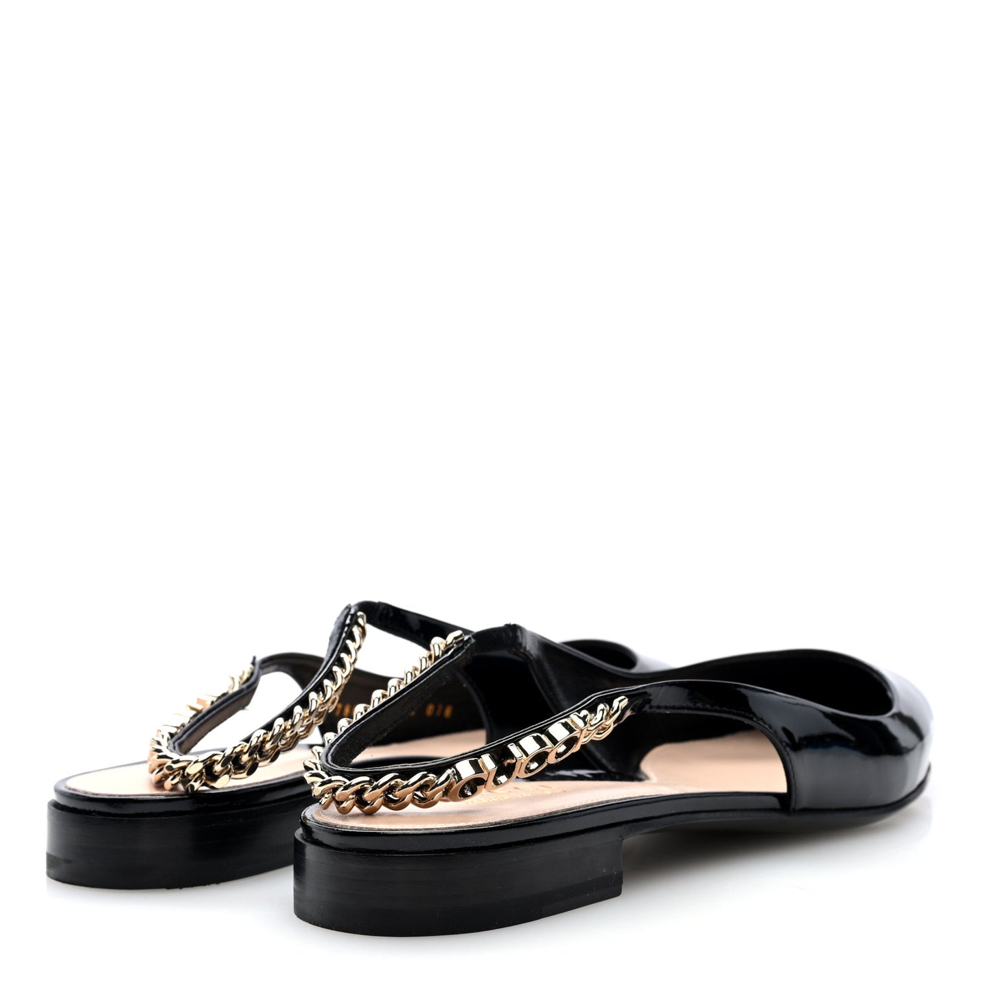 Patent Signoria Ballet Slingback Ballet Flat 37.5 Black