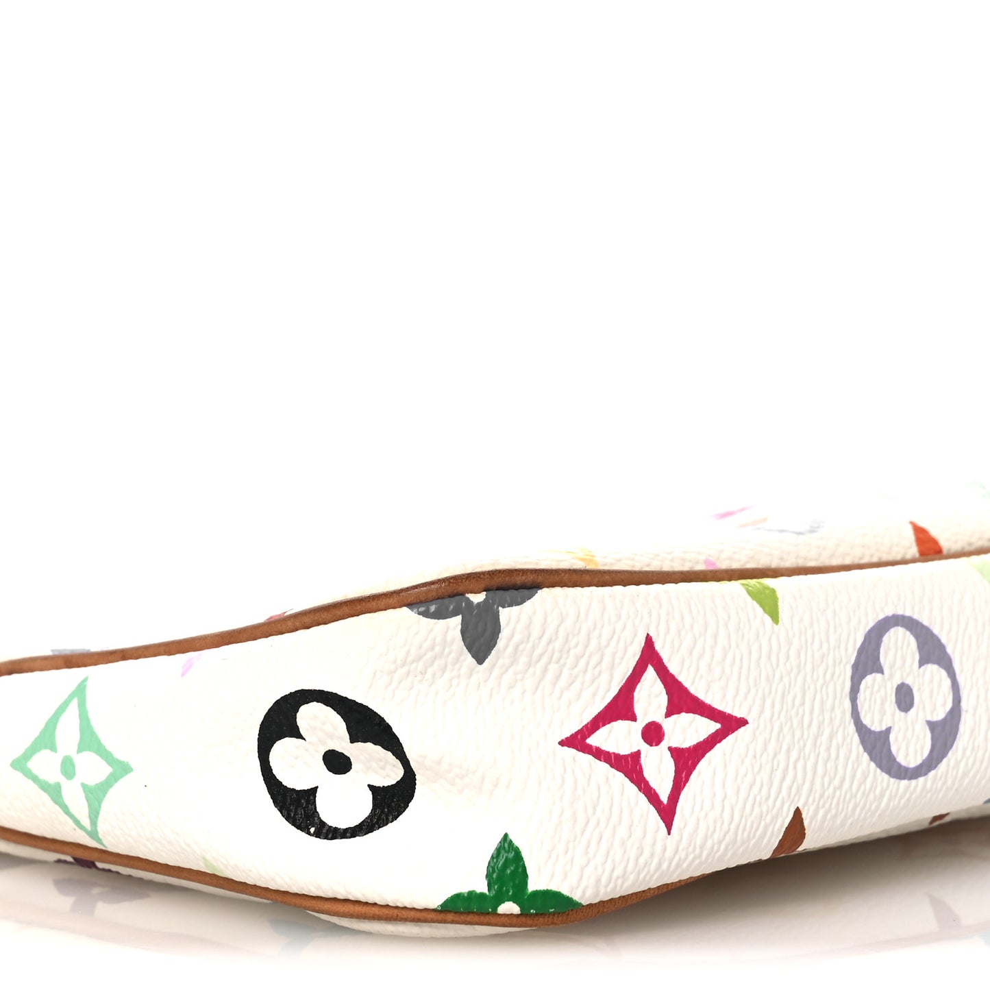 Monogram Multicolor Pochette Accessories White