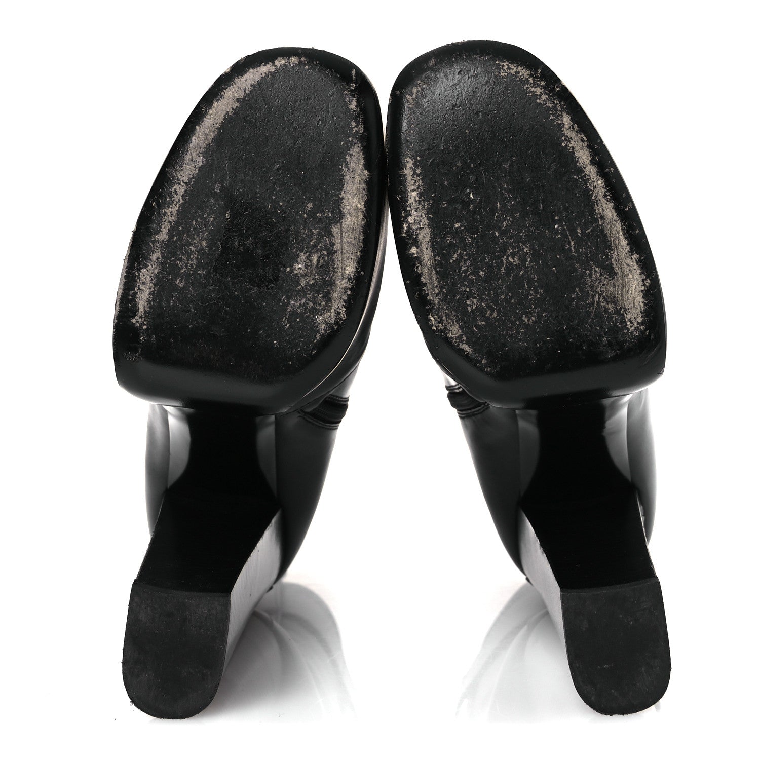 Saint Laurent Calfskin Mina 95 Boots 38 Black 7 of 13