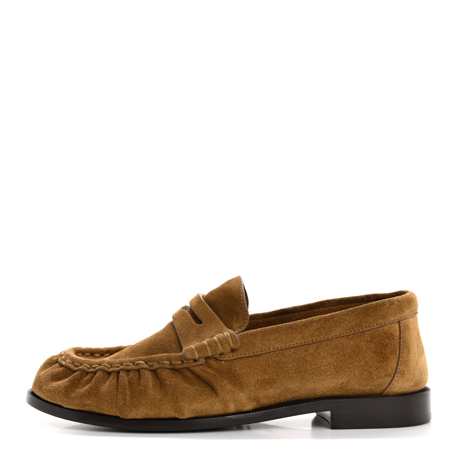 Saint Laurent Suede Le Loafer 15 Penny Slippers 36 Cuoio 1 of 10