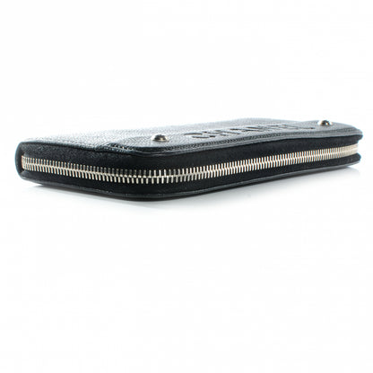 Chanel Caviar Zip CC Around Wallet Black 4 of 10