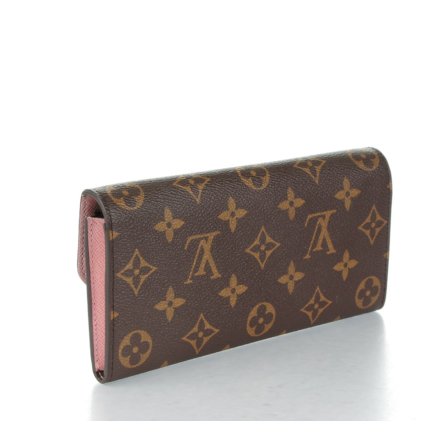 Monogram Emilie Wallet Rose Ballerine