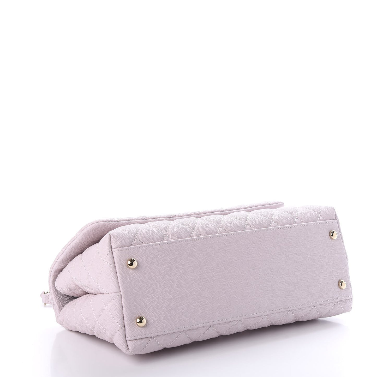 Caviar Quilted Small Coco Handle Flap Lilas Lilac