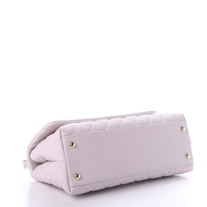 Chanel Caviar Quilted Small Coco Handle Flap Lilas Lilac 3 of 10