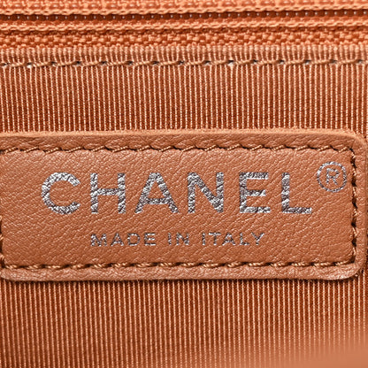 Chanel Calfskin Quilted New Medium Boy Flap Dark Beige 6 of 12