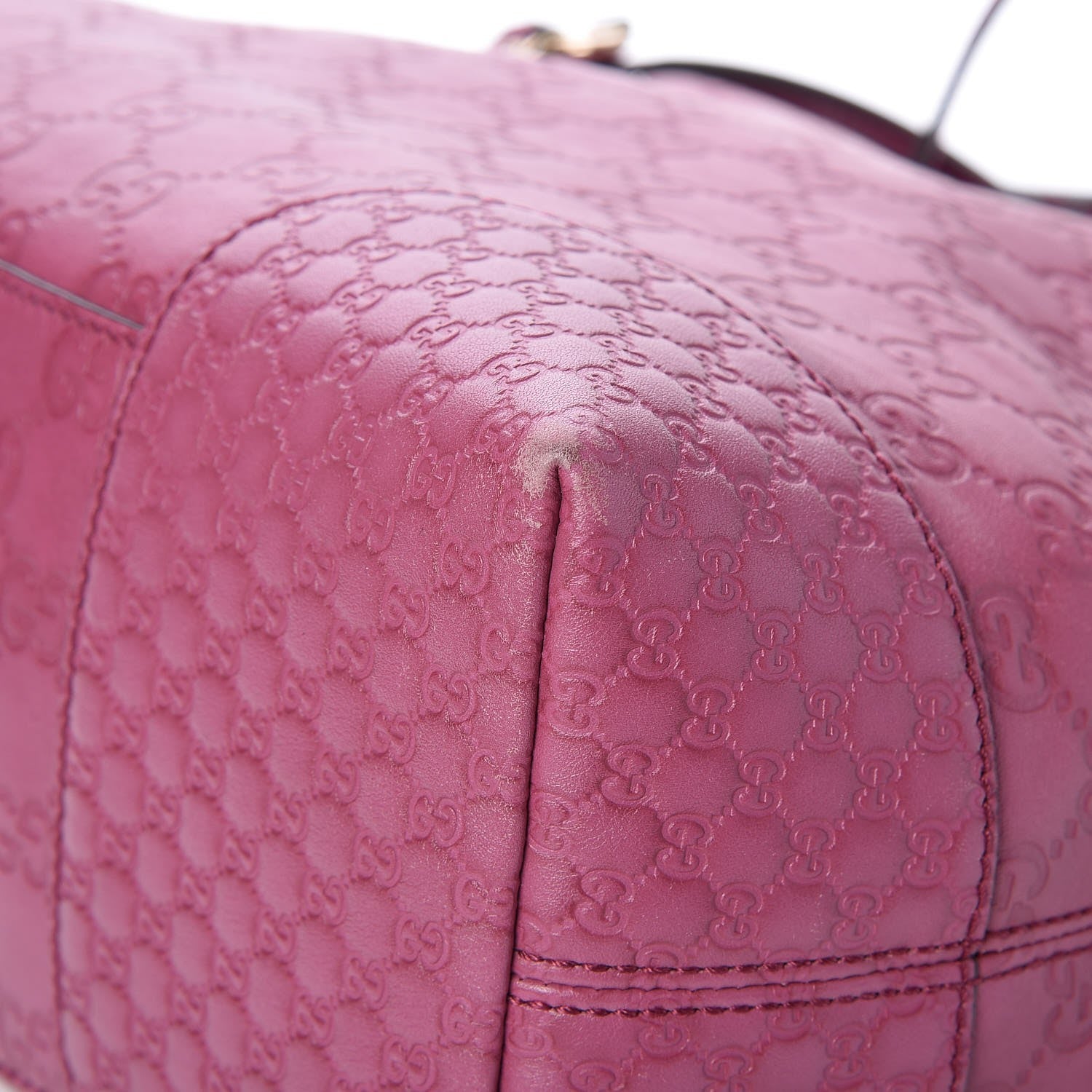 Gucci Guccissima Medium Bree Foldover Tote Peonia Flower 9 of 11