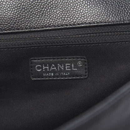 Chanel Caviar Timeless CC Accordion Flap Black 6 of 10