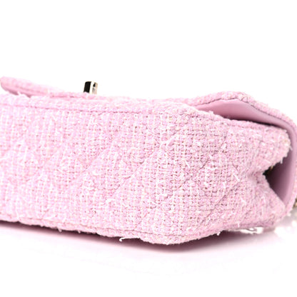 Chanel Tweed Quilted Mini Rectangular Flap Pink 11 of 12