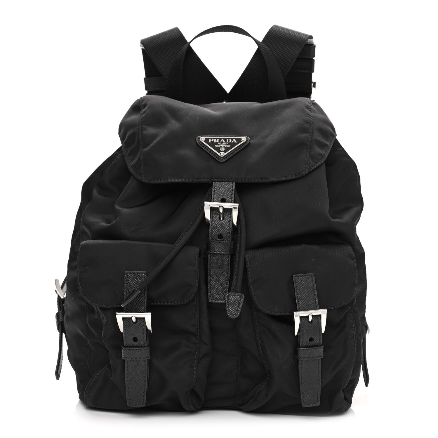 Prada Tessuto Nylon Vela Small Backpack Black 1 of 11