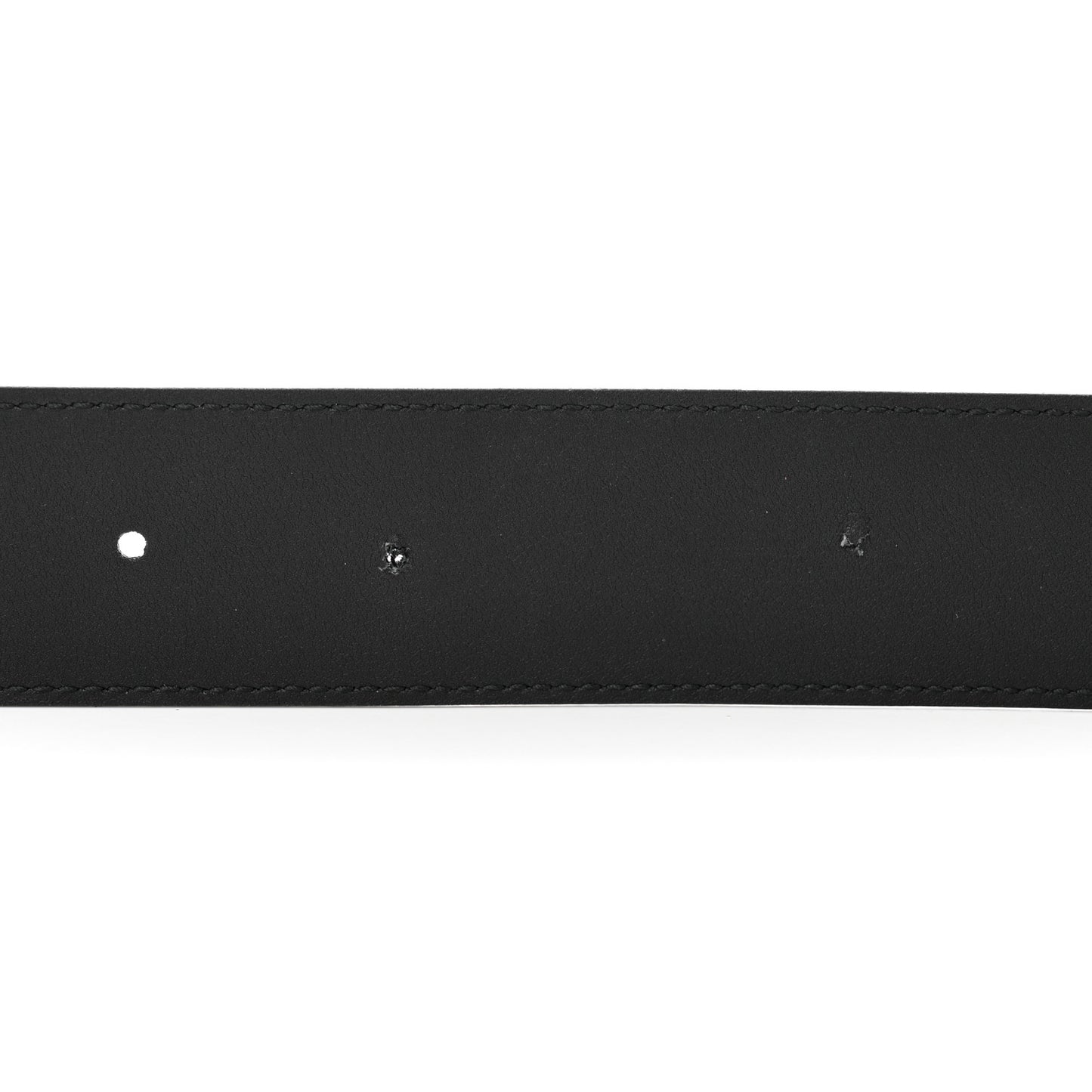Textured Dollar Calfskin Double G 40mm Belt 90 36 Black