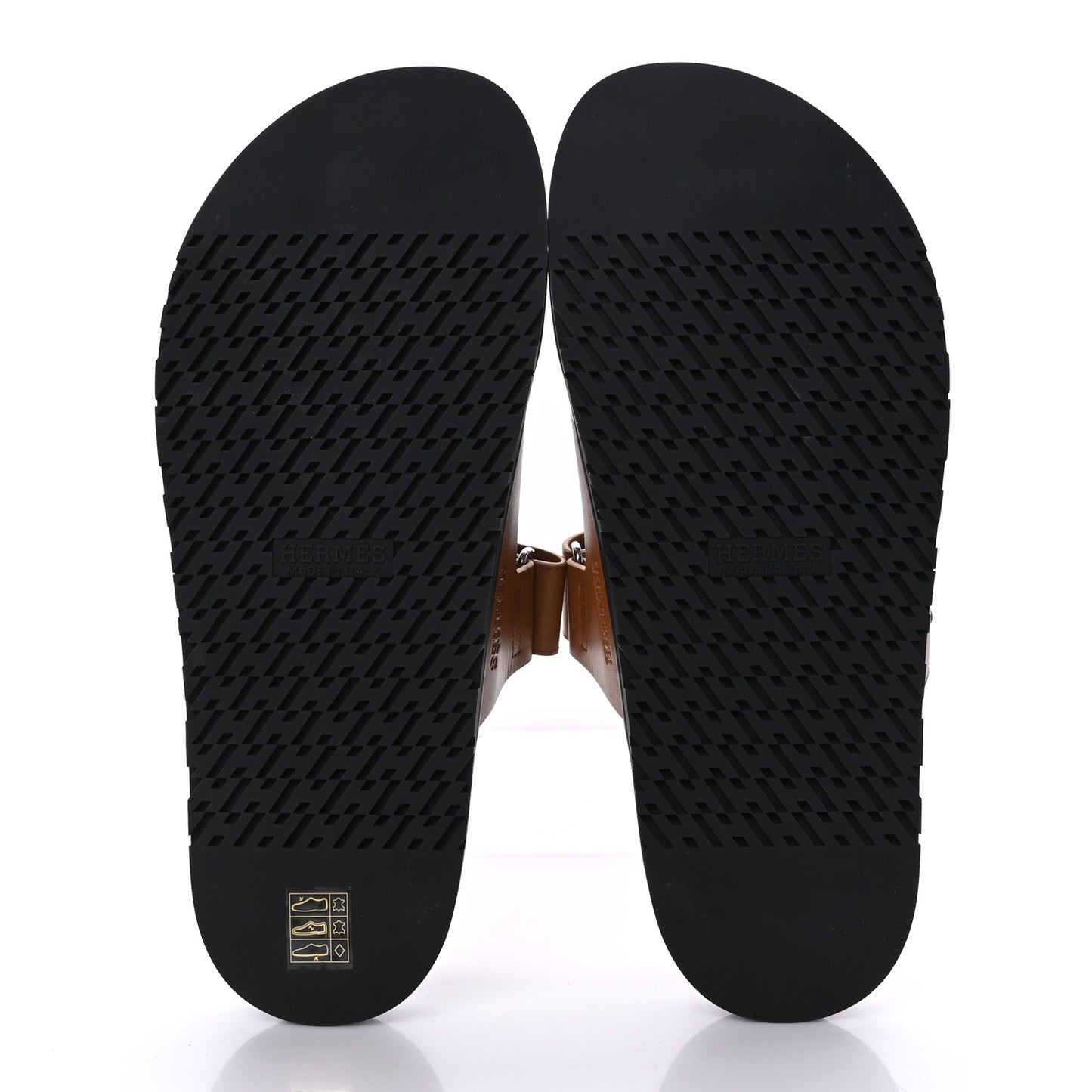 Calfskin Mens Chypre Sandals 43.5 Gold