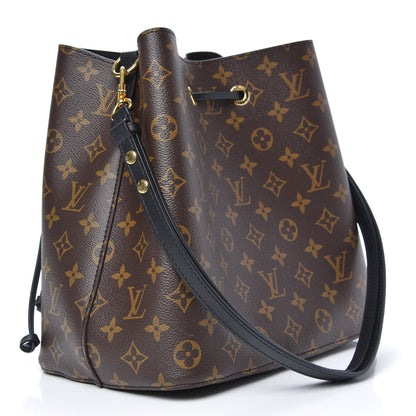 Louis Vuitton Monogram Neonoe MM Black 3 of 8