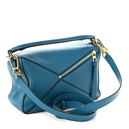 Loewe X SPIRITED AWAY Calfskin Bo Mouse Small Puzzle Bag Lagoon Blue 3 of 9