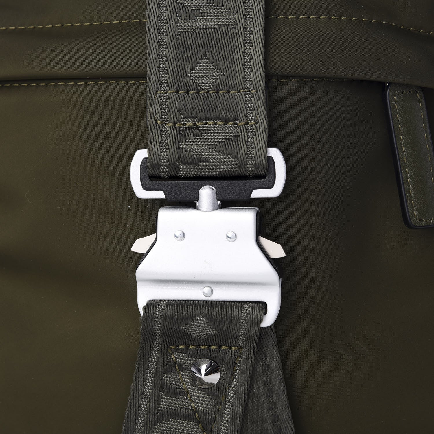 MCM Nylon Jemison Crossbody Loden Green 8 of 8