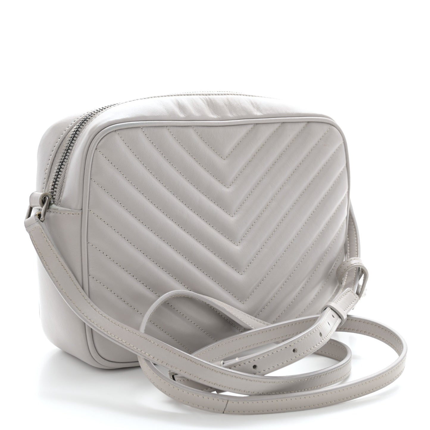 Calfskin Matelasse Monogram Lou Camera Bag Granite