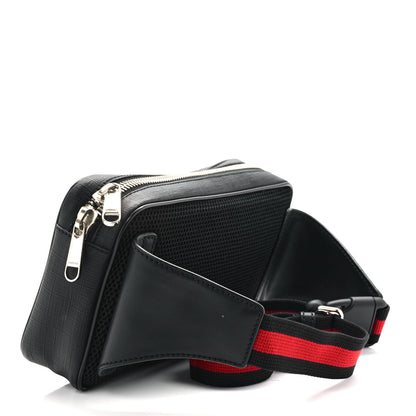 Gucci Soft GG Supreme Monogram Web Belt Bag Black Grey 3 of 9