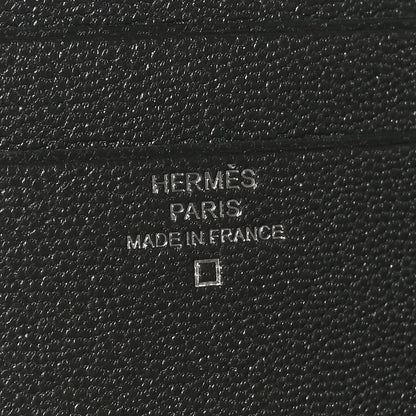 Hermes Matte Alligator MC2 Euclide Card Holder Graphite 6 of 8