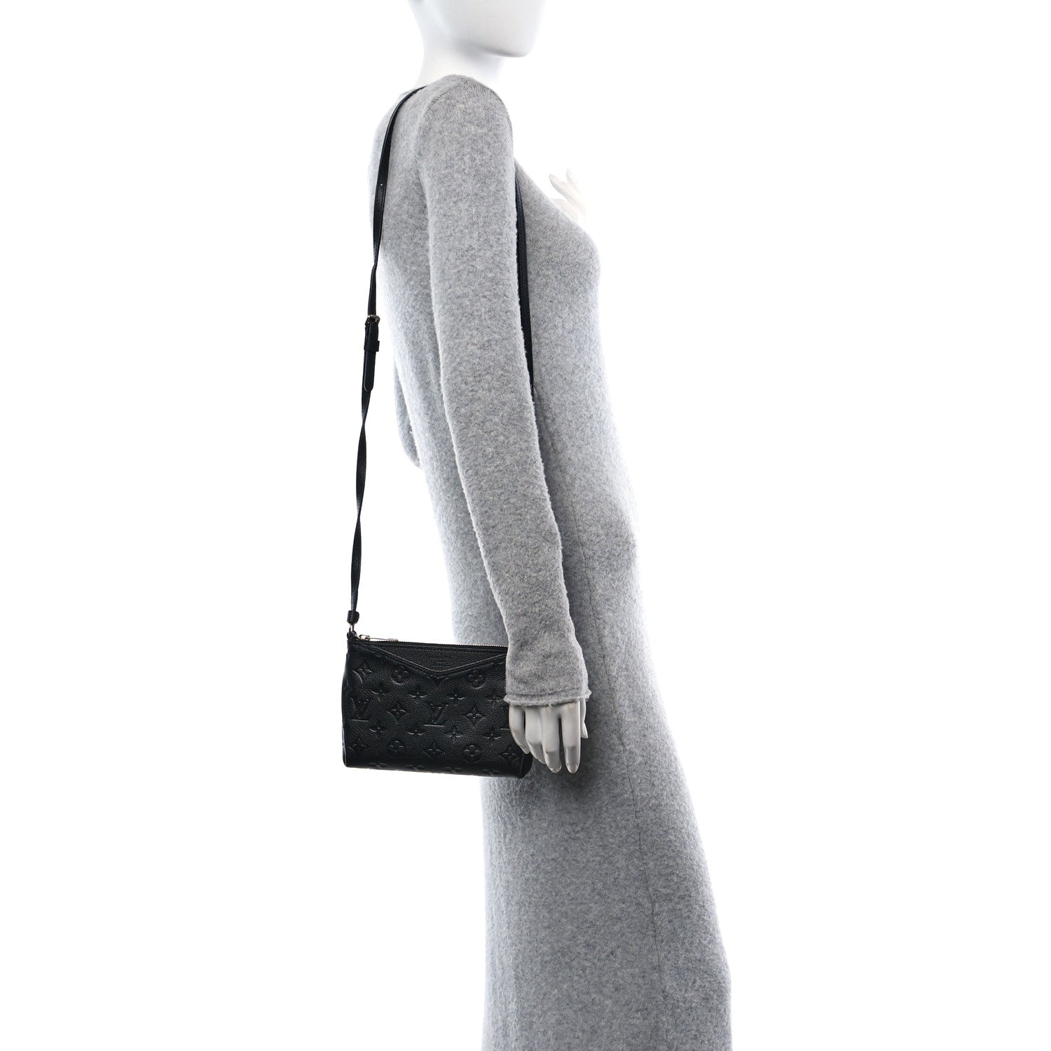 Louis Vuitton Empreinte Pallas Crossbody Black 2 of 10
