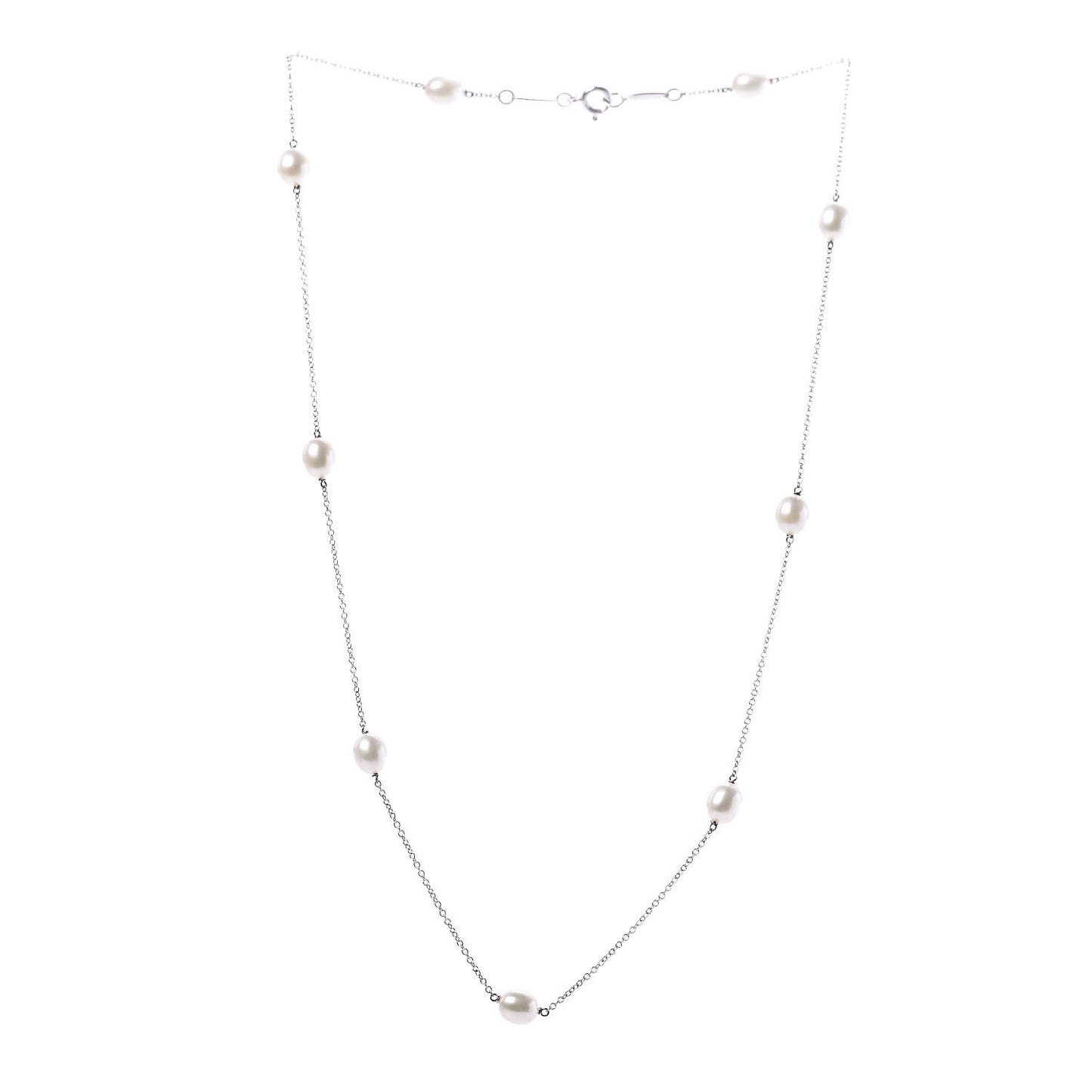 Sterling Silver Pearl Elsa Peretti Pearls By The Yard Necklace