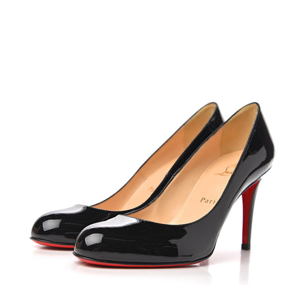 Christian Louboutin Patent Simple 85 Pumps 38 Black 3 of 9