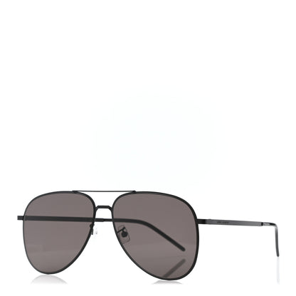 Saint Laurent Metal Aviator Classic 11 Slim Sunglasses Black 1 of 5