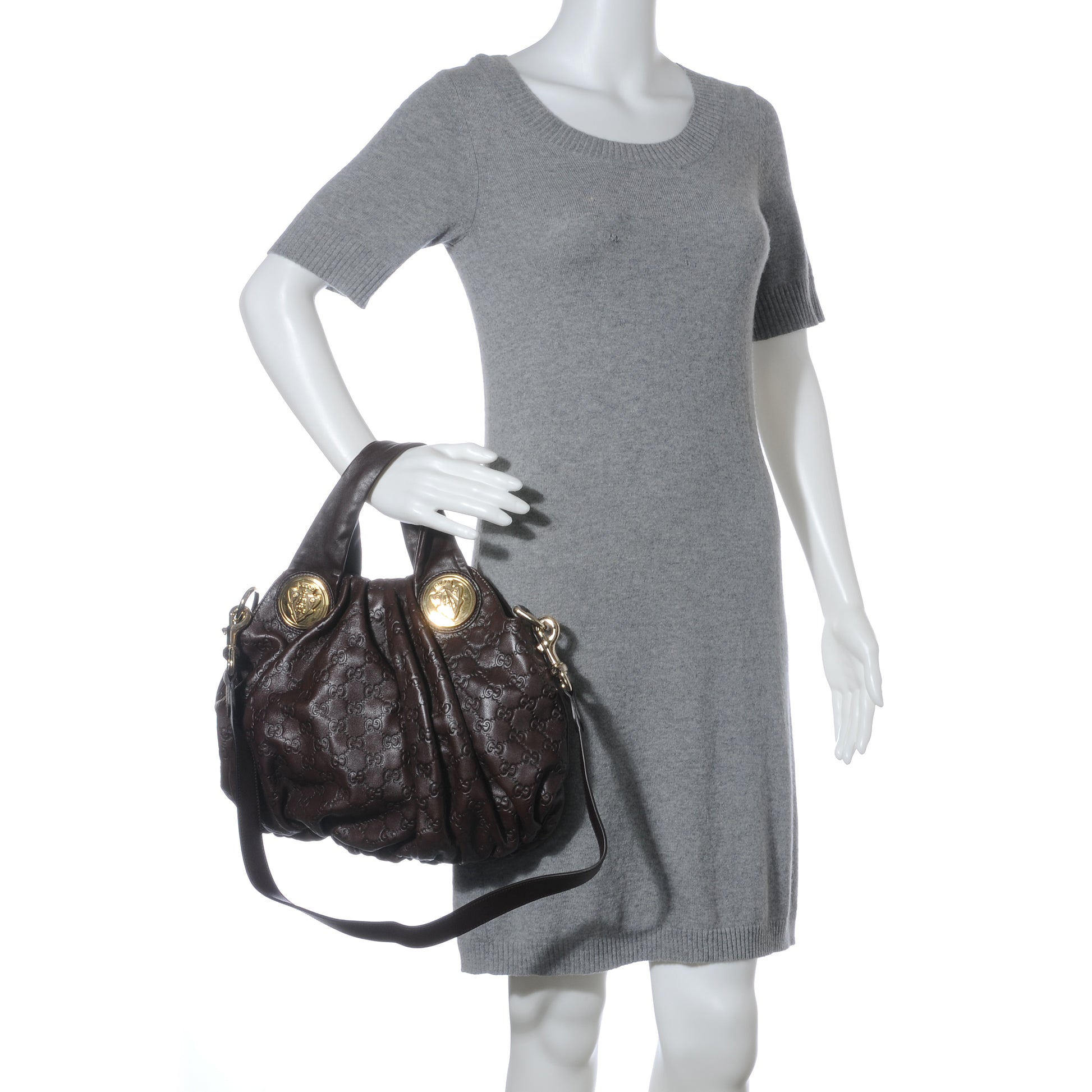 Gucci Guccissima Small Hysteria Chocolate 2 of 8