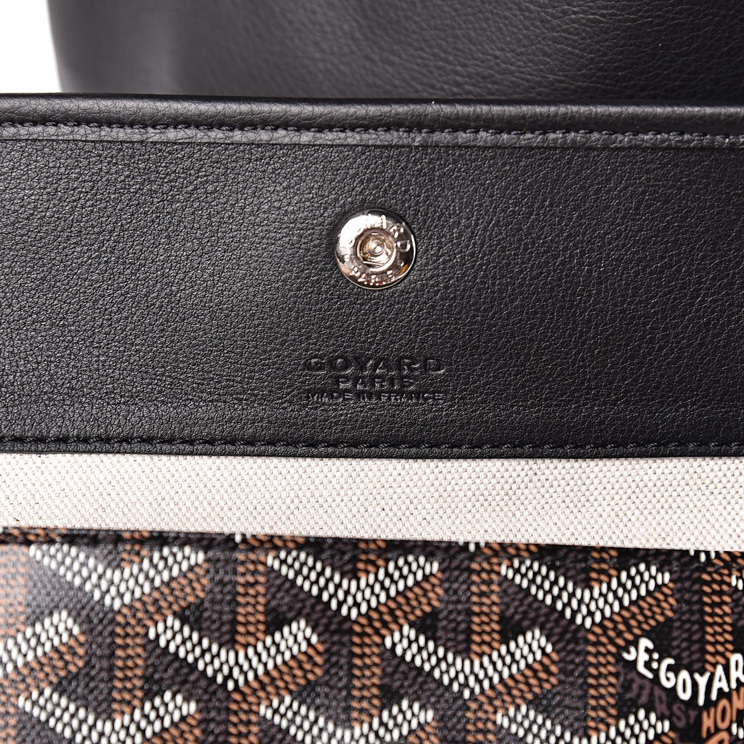 Goyard Goyardine Reversible Anjou PM Black 11 of 18