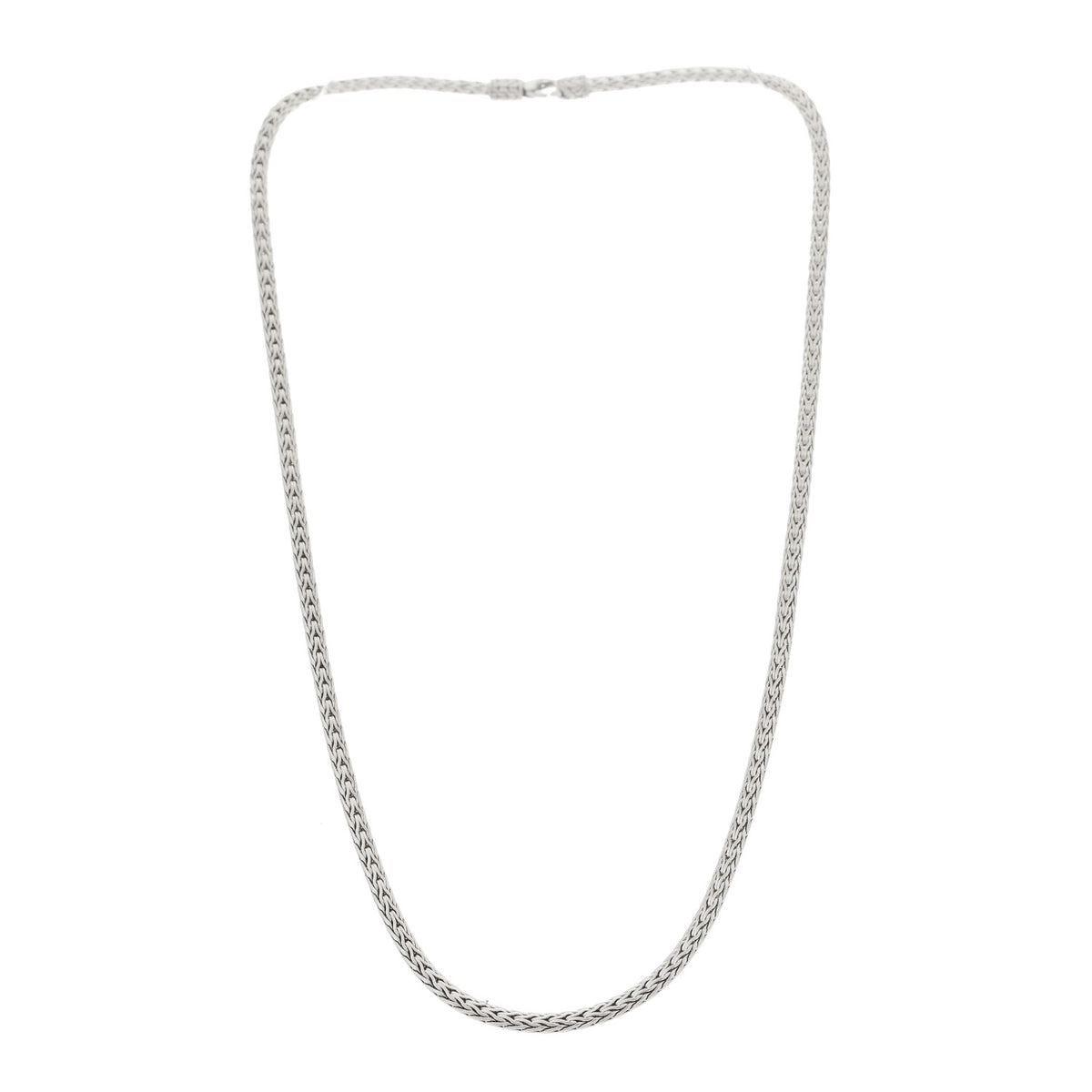 John Hardy Sterling Silver 3.5mm Classic Chain Necklace 20" 3 of 4