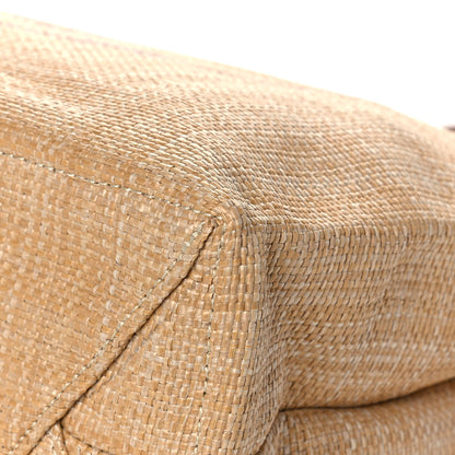 Prada Raffia Logo Tote Naturale 9 of 11