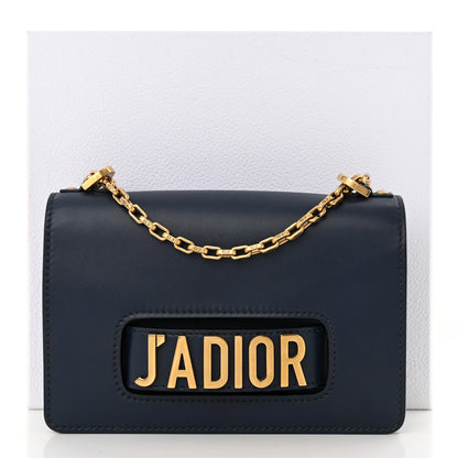 Christian Dior Calfskin J'Adior Chain Flap Bag Navy Blue 16 of 16