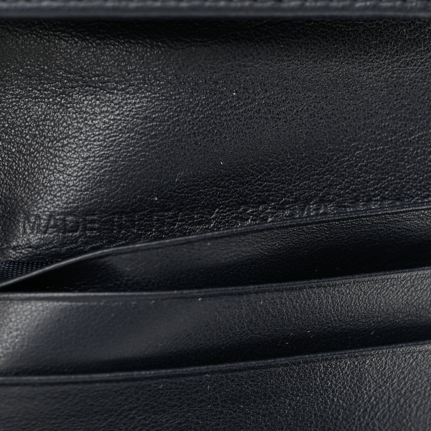 Oblique Saddle Lotus Wallet Blue