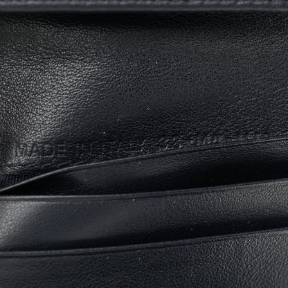 Christian Dior Oblique Saddle Lotus Wallet Blue 7 of 9