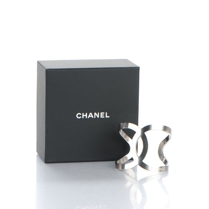 Chanel Metal CC Cuff Silver 5 of 5