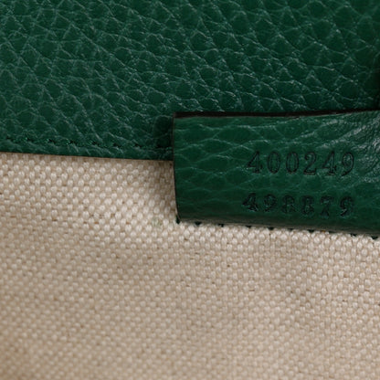 Gucci Pebbled Calfskin Small Dionysus Shoulder Bag Emerald 7 of 11